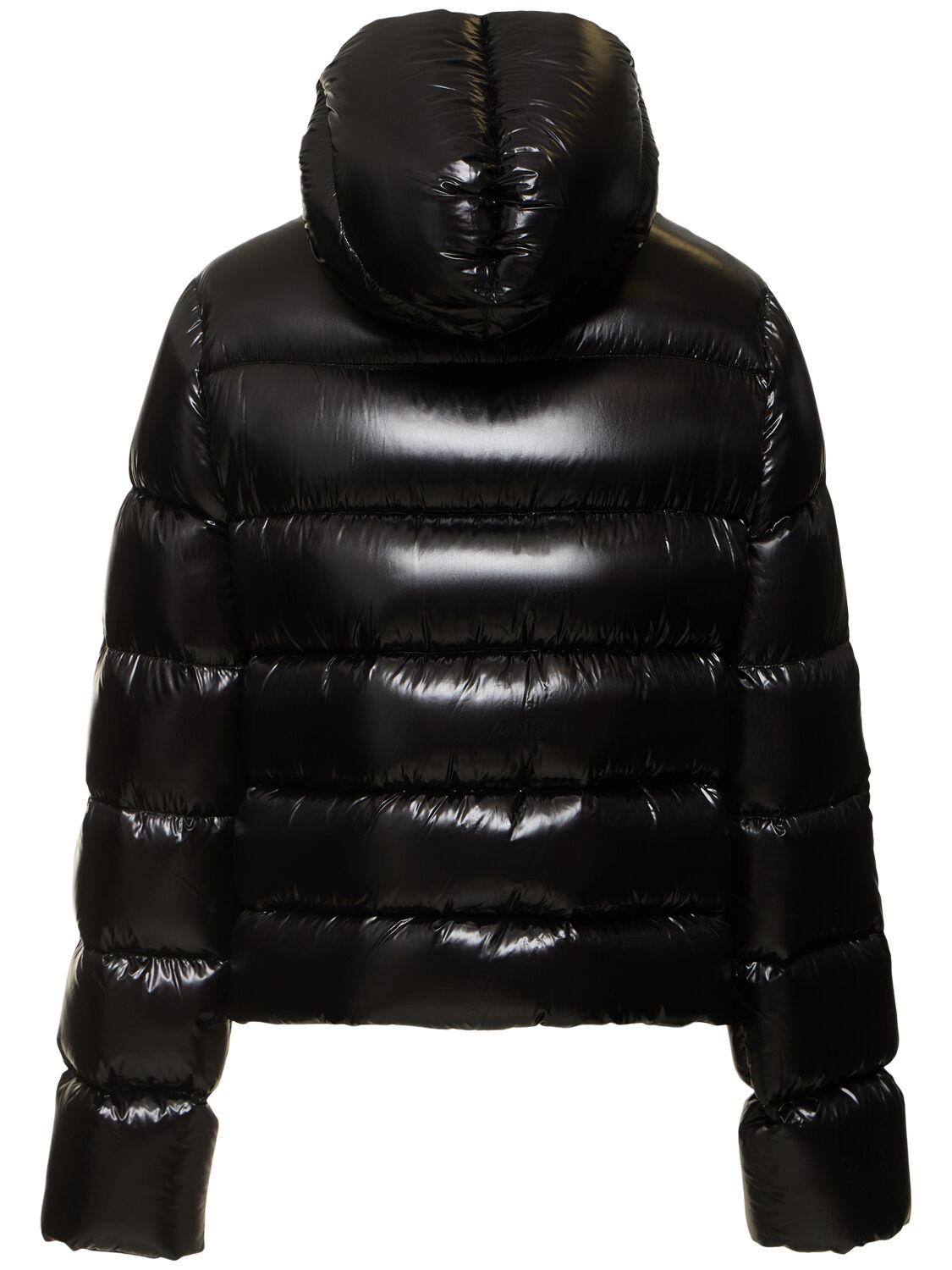 Shop Rick Owens Sealed Jkt Shiny Nylon Down Jacket In Black