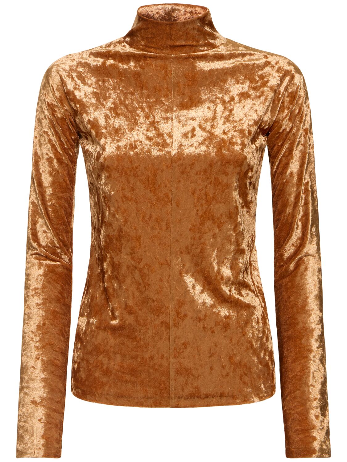 Image of Iridescent Stretch Velvet L/s Top