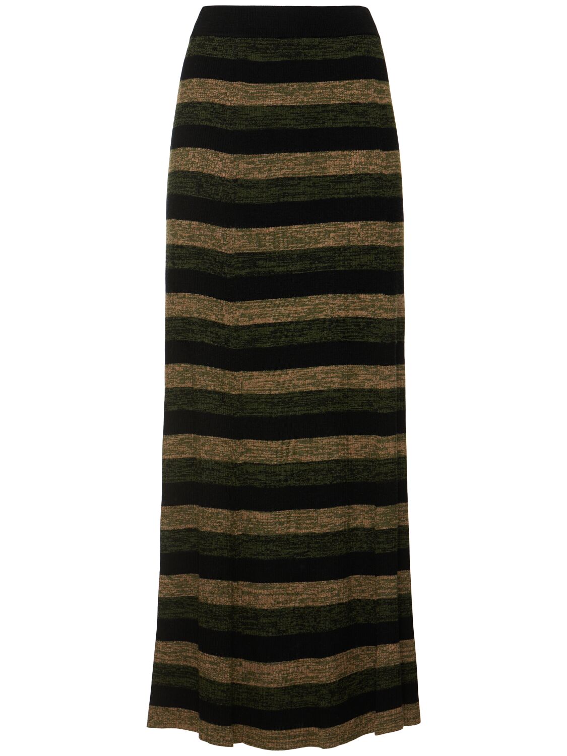 Ribbed Wool Maxi Skirt