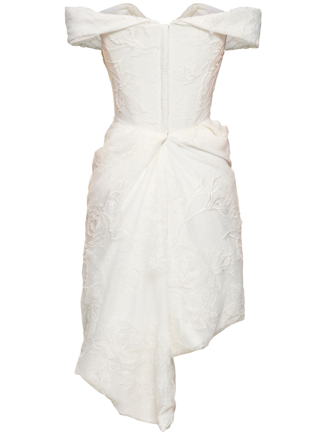 VIVIENNE WESTWOOD Nova Cora Lace Bridal Mini Dress | Smart Closet