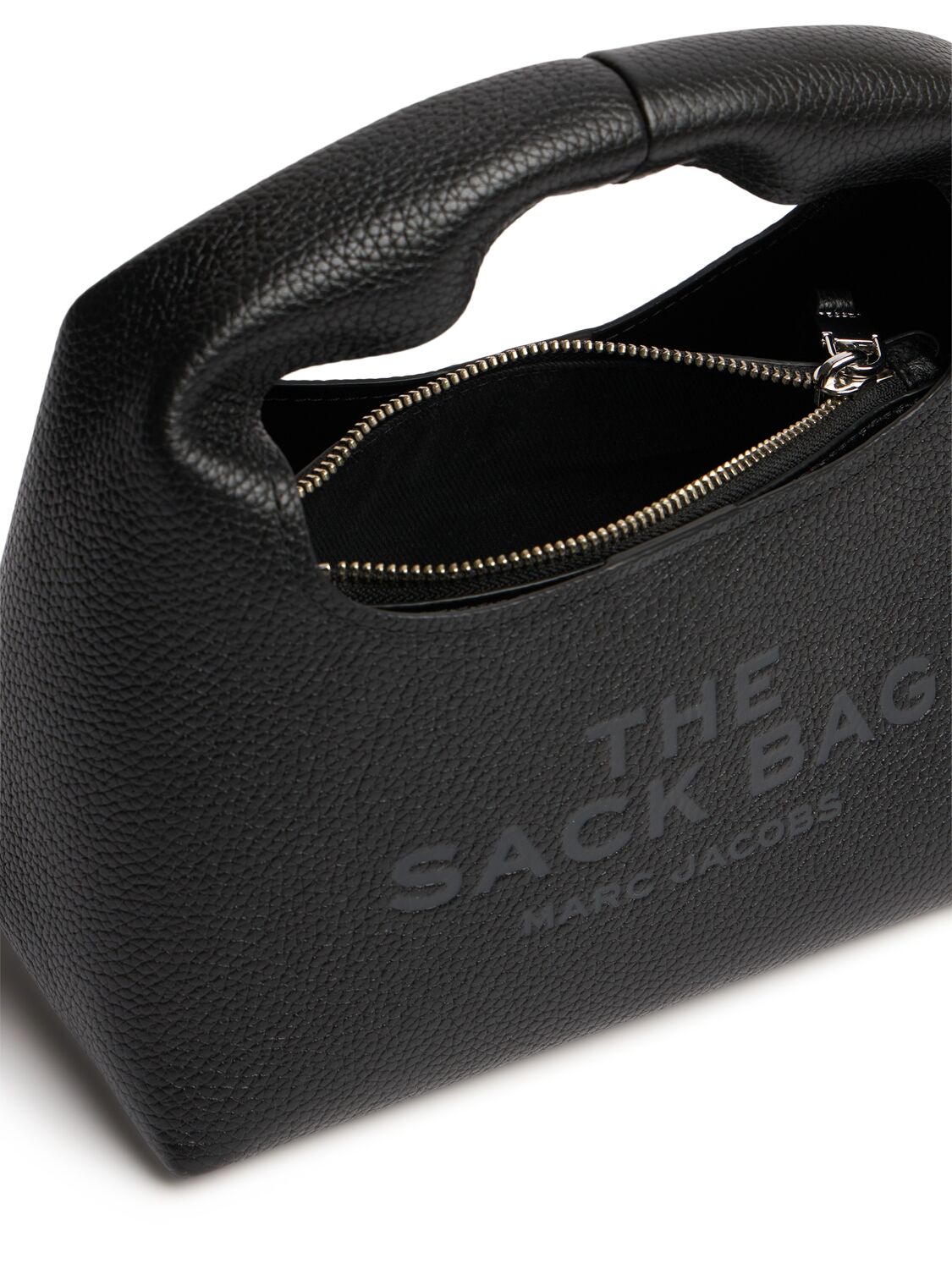 Shop Marc Jacobs The Mini Sack Top Handle Bag In Black