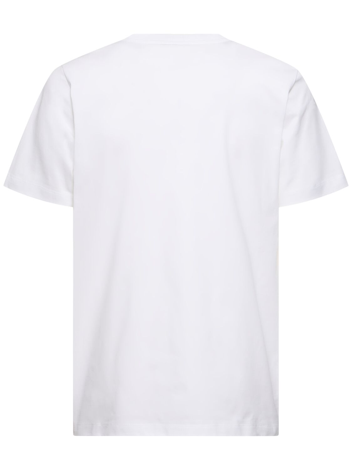 Shop Marni Plain Cotton Knit T-shirt In White