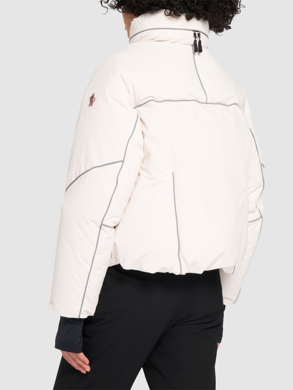 Shop Moncler Klais Tech Down Jacket In White