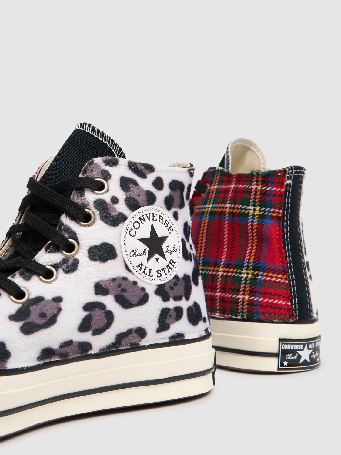 Tartan leopard converse discount
