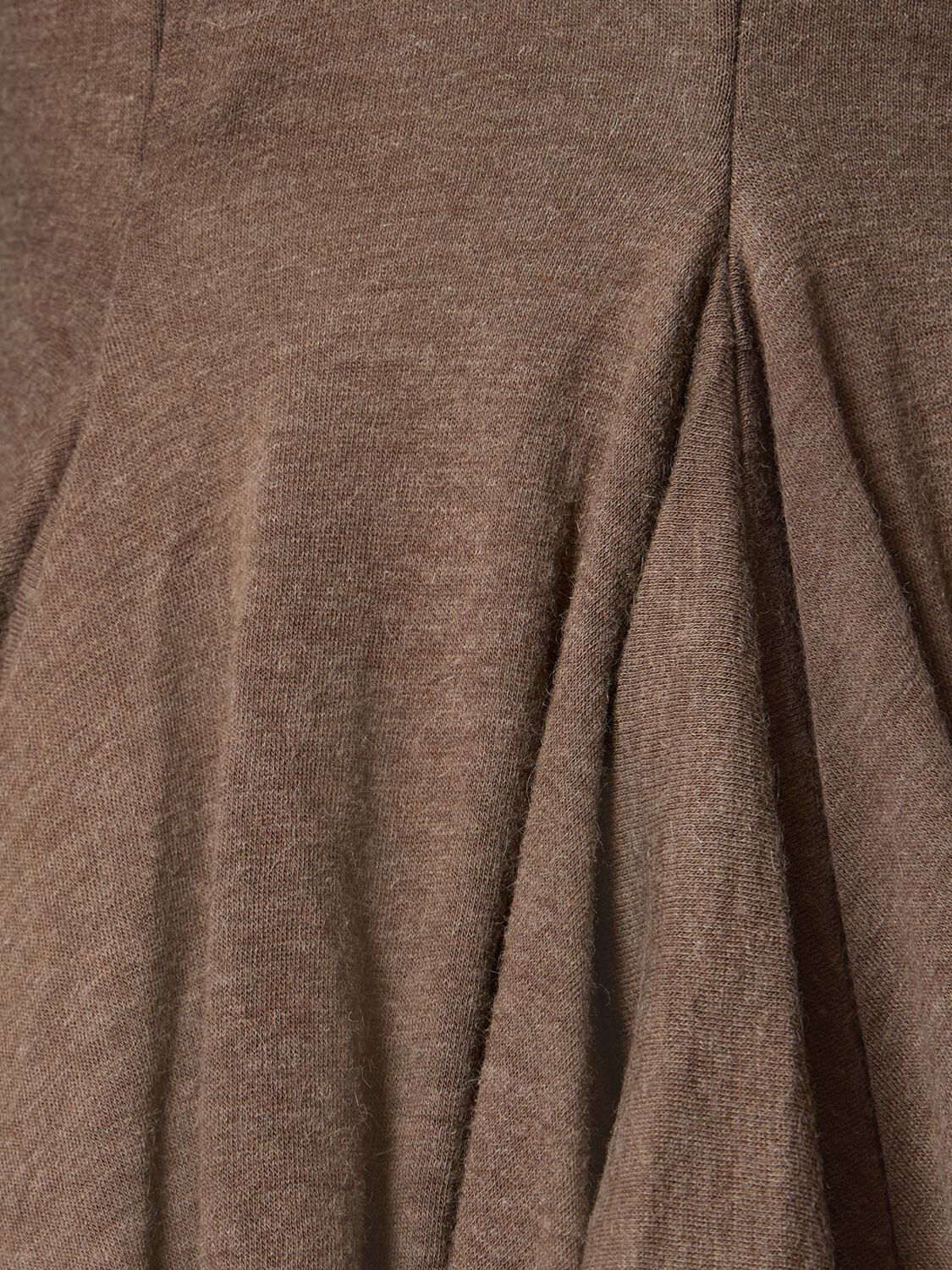 Shop Rick Owens Hollywood Viscose Blend Cardigan In Brown