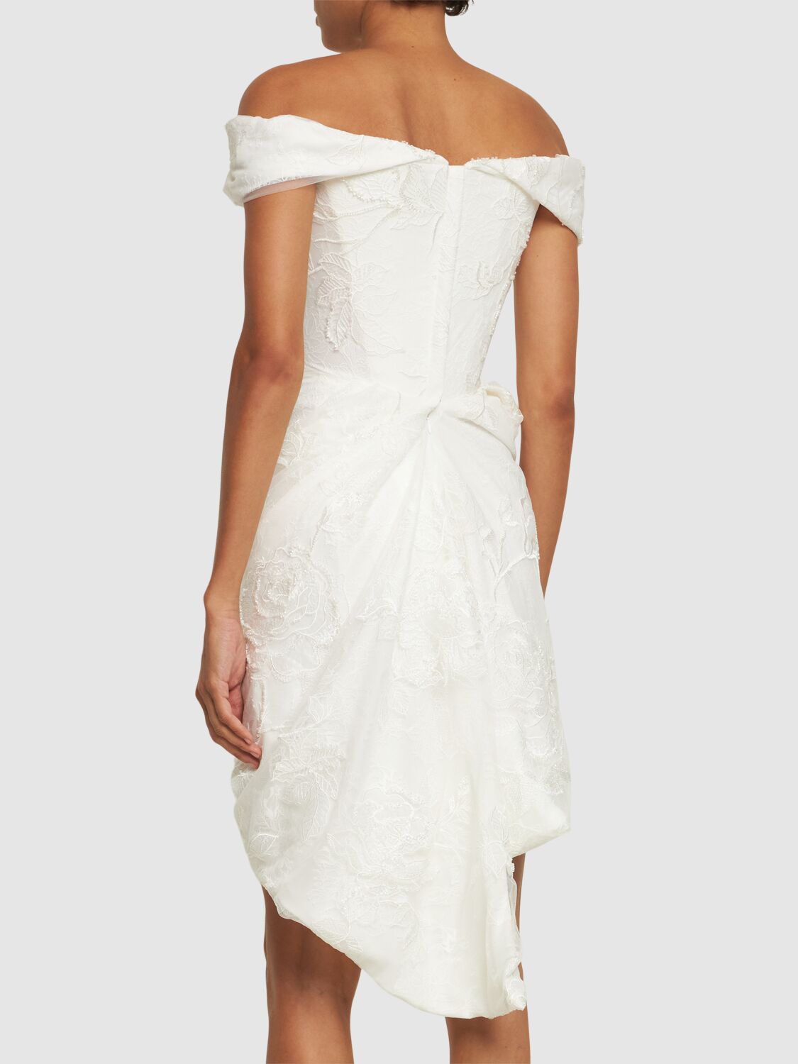 VIVIENNE WESTWOOD Nova Cora Lace Bridal Mini Dress | Smart Closet