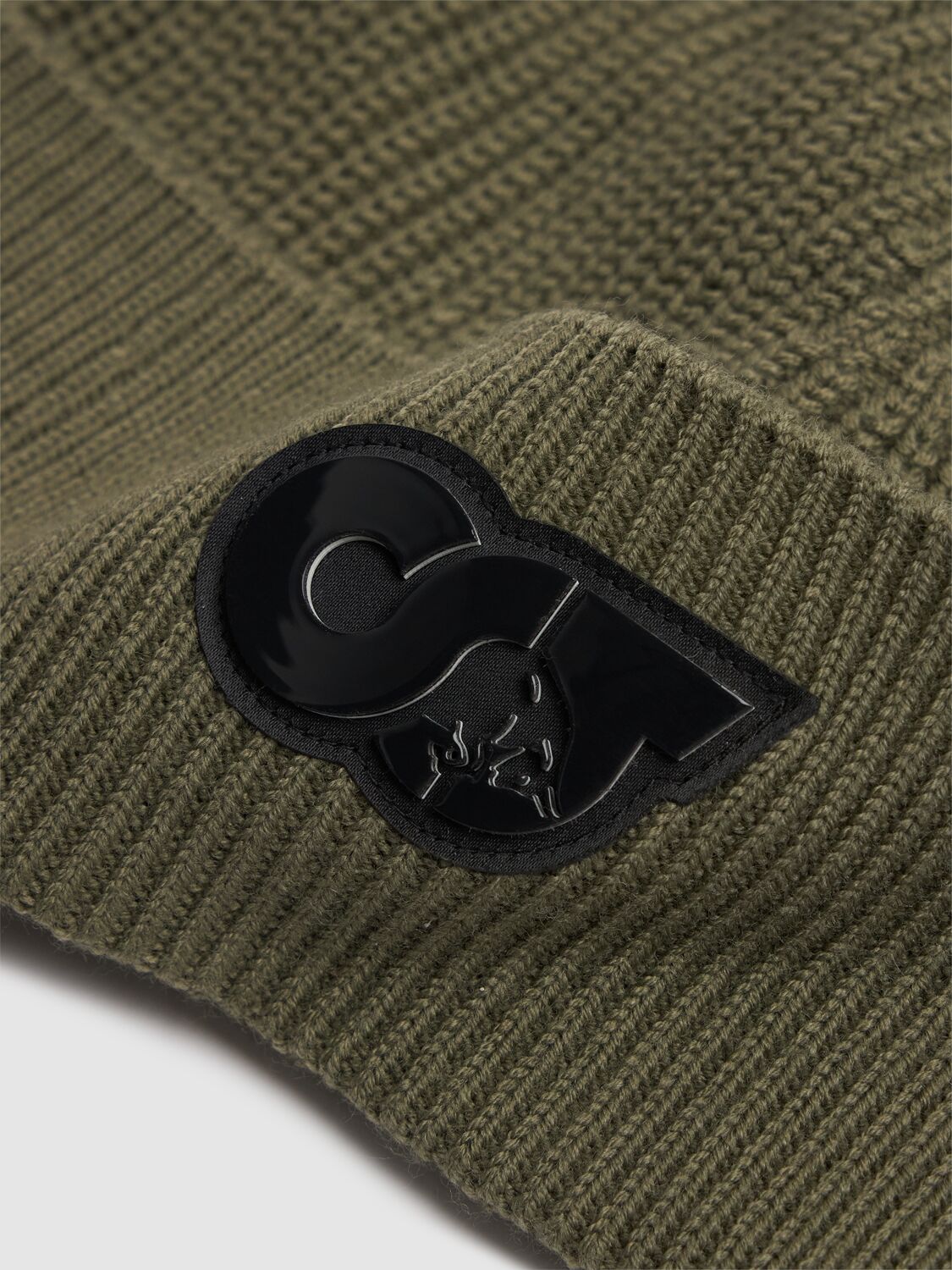 Shop Alphatauri Ada Beanie In Olive Green