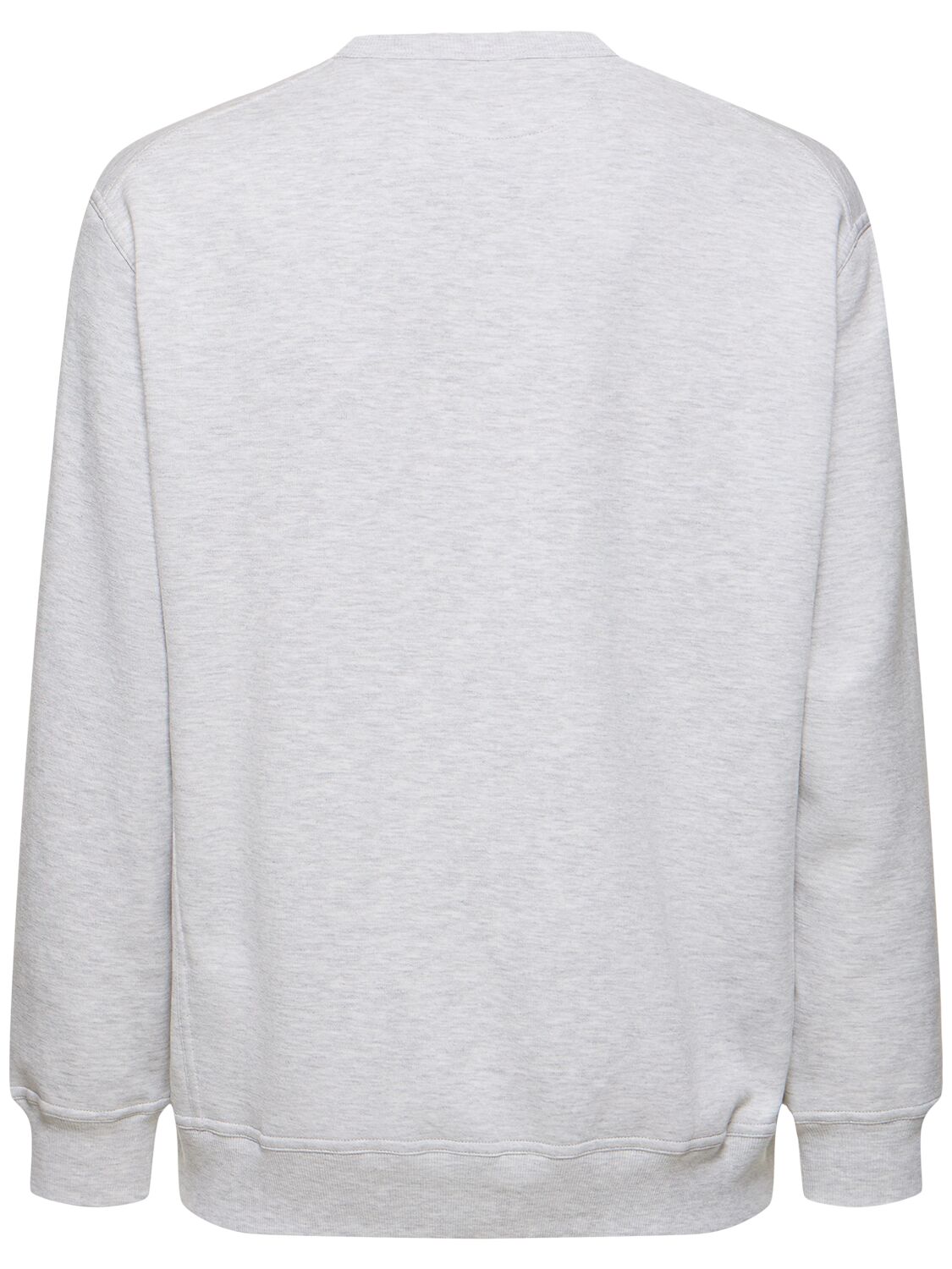 Shop Brunello Cucinelli Fine Crewneck Sweatshirt In Grigio Perla