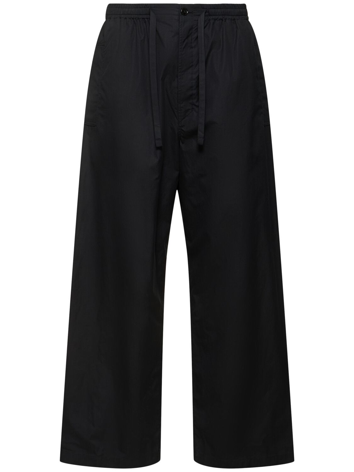 Shop Lemaire Taekwondo Pants In Caviar