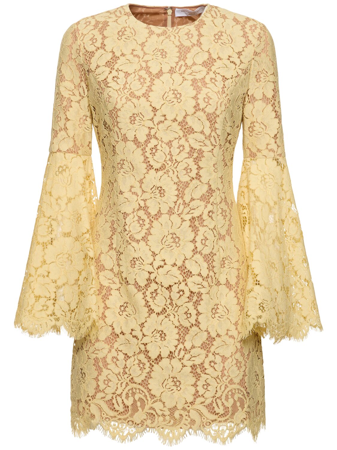 Robe Courte En Dentelle À Manches Cloche - MICHAEL KORS COLLECTION - Modalova