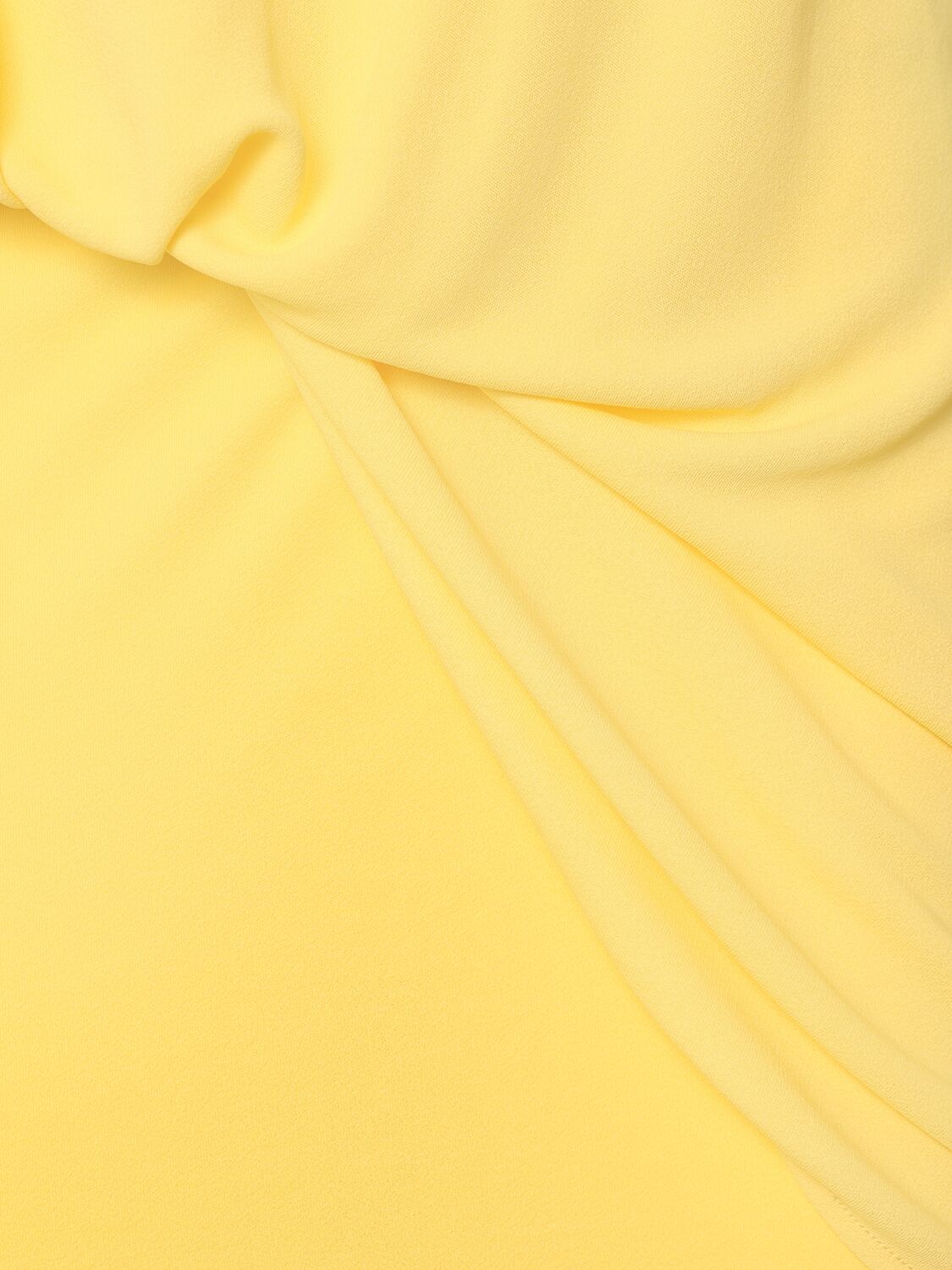 Jacquemus Draped Maxi Dress With Side Slit In 黄色