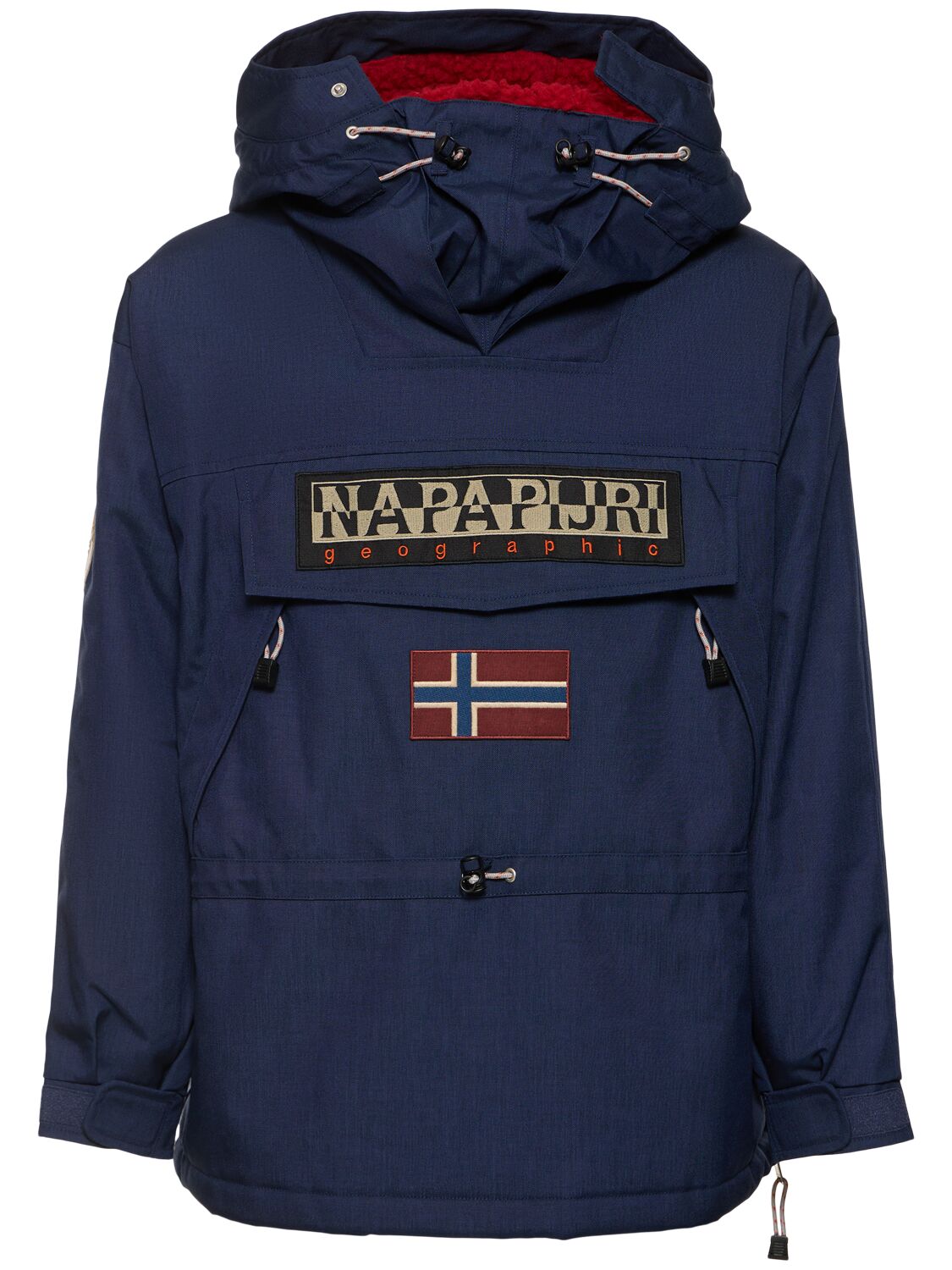 Napapijri Skidoo 1990 Anorak Jacket In Blue Academy