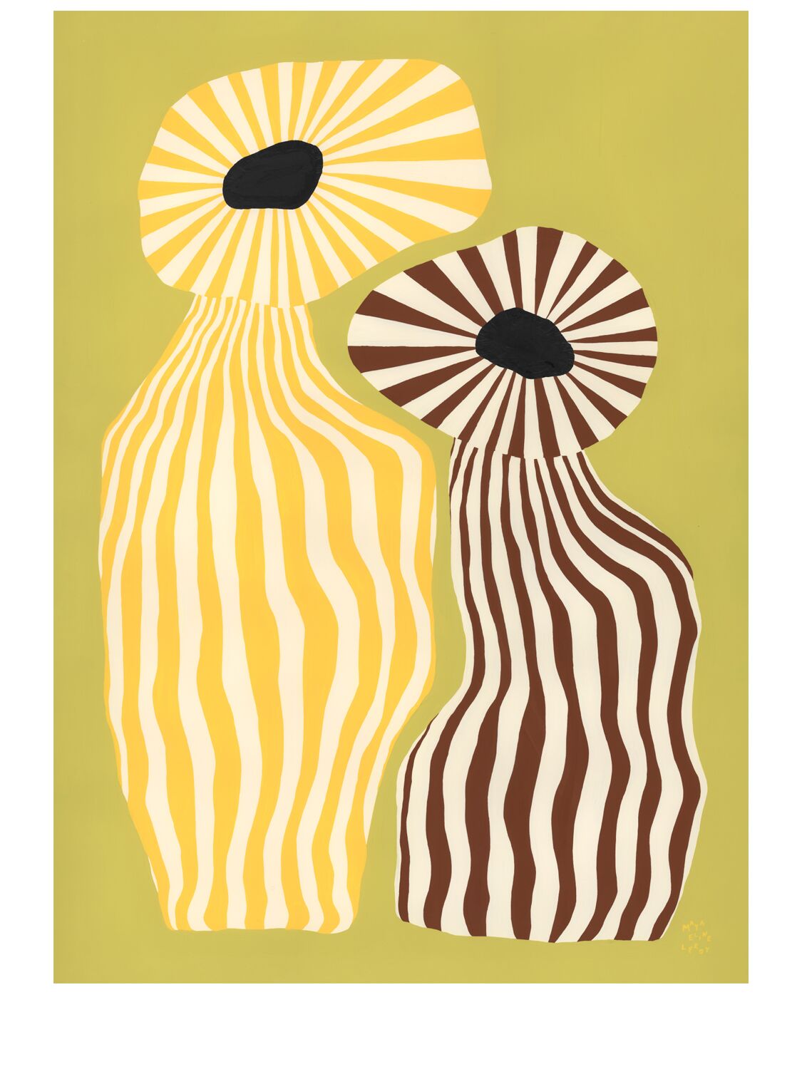 Paper Collective Doodle Of A Doodle 05 Print In Multi