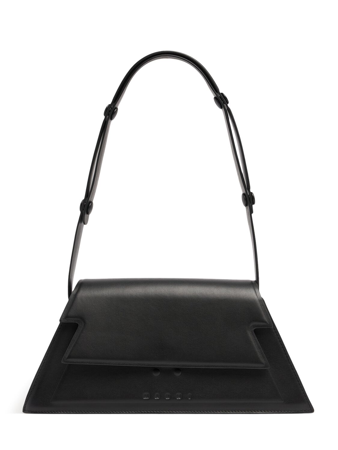 MARNI MEDIUM LEATHER SHOULDER BAG 