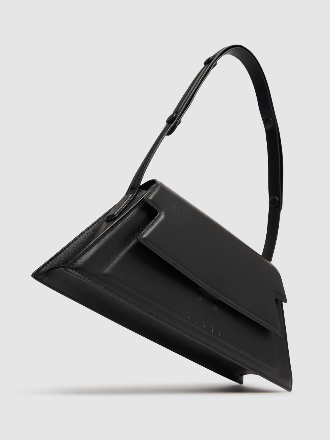 MARNI MEDIUM LEATHER SHOULDER BAG 