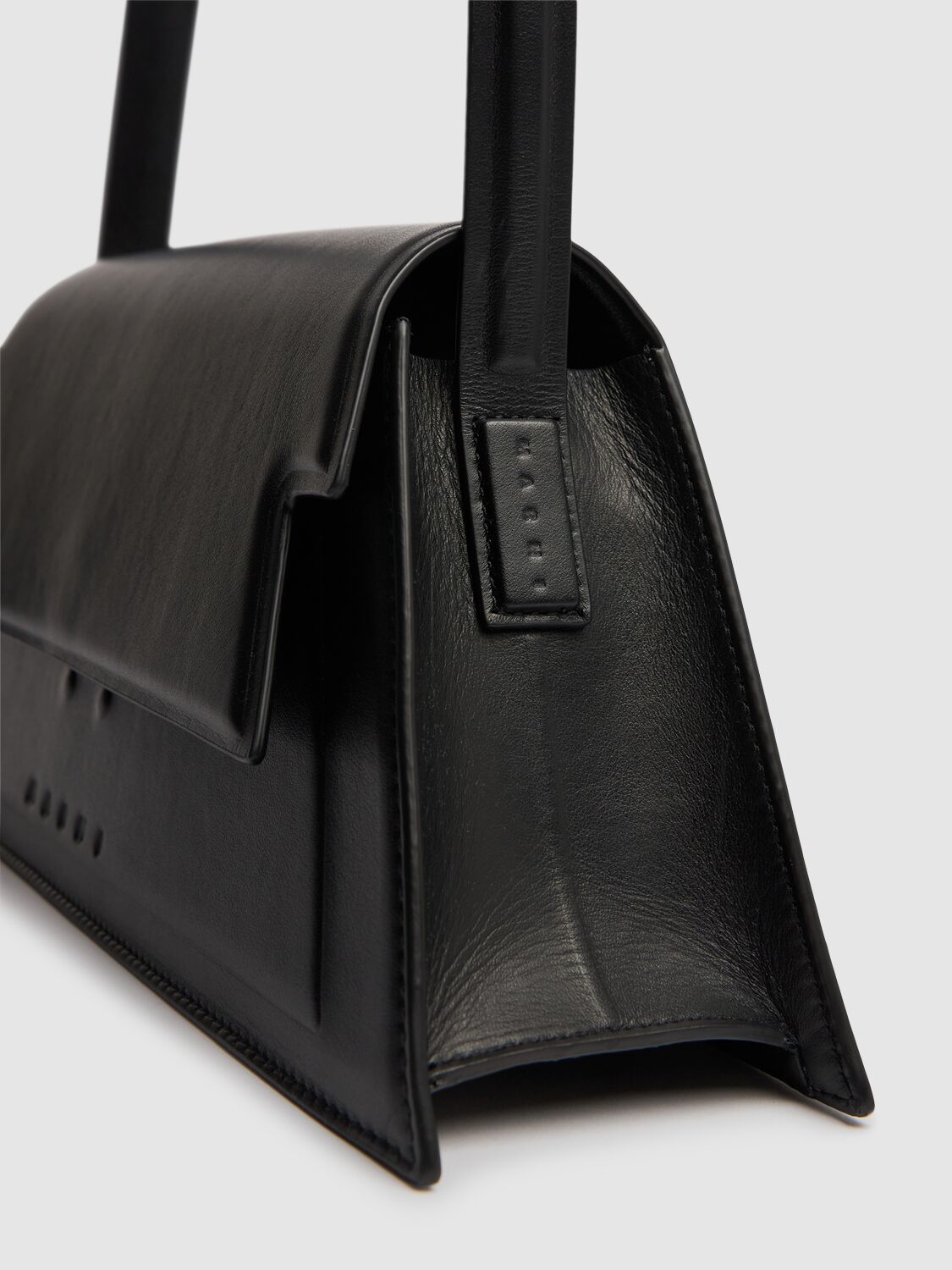 MARNI MEDIUM LEATHER SHOULDER BAG 