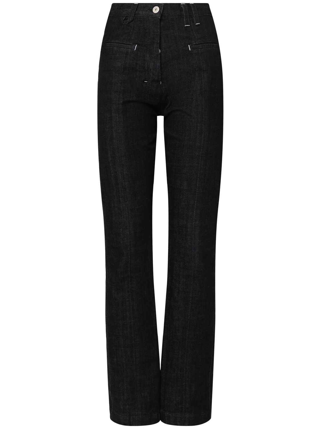 Le De-nîmes Norma High Straight Jeans