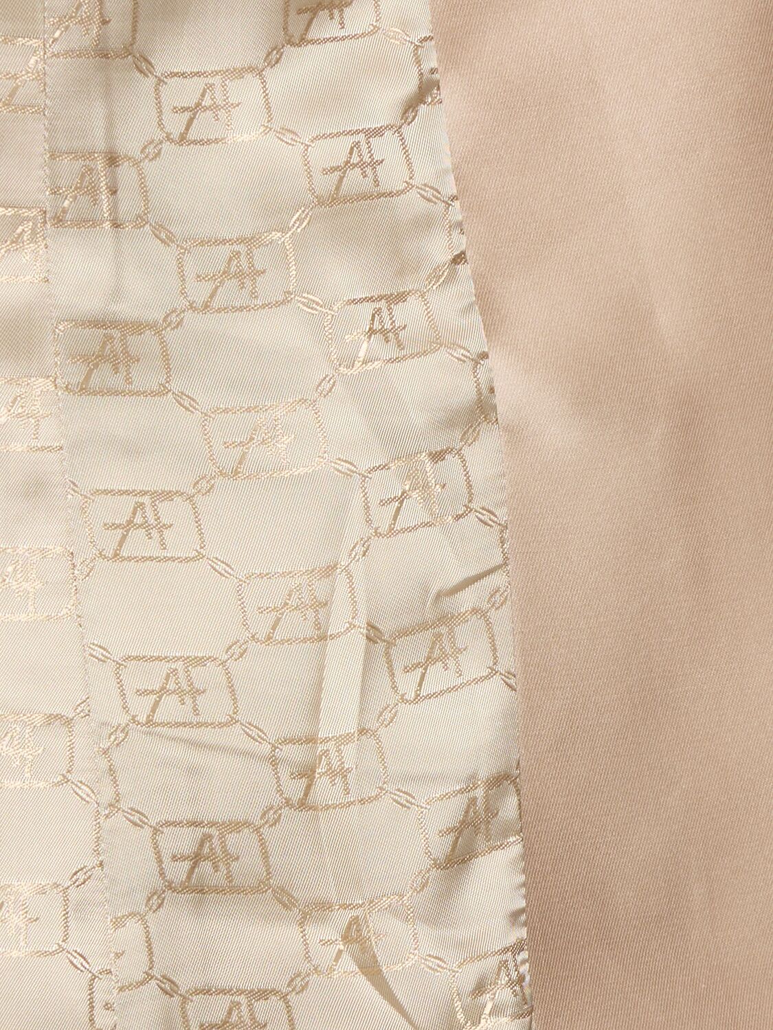 Shop Alberta Ferretti Mikado Single Breast Blazer In Ivory