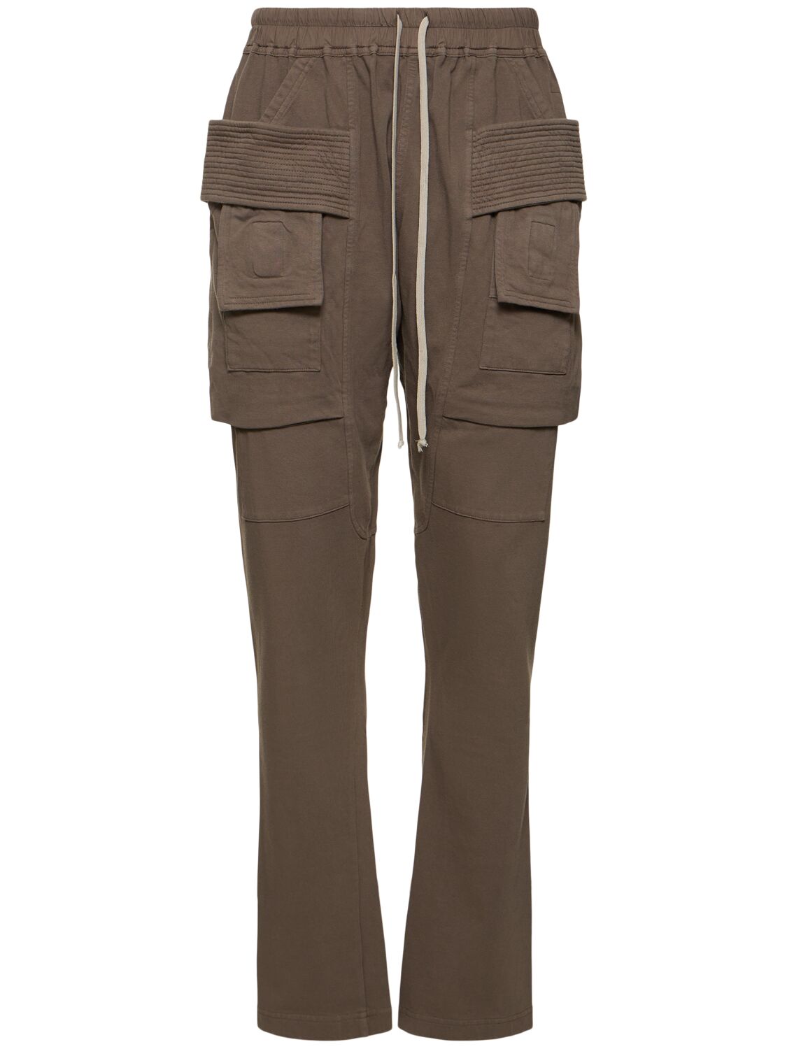 Rick Owens Drkshdw Gray Creatch Cargo Pants In Dust