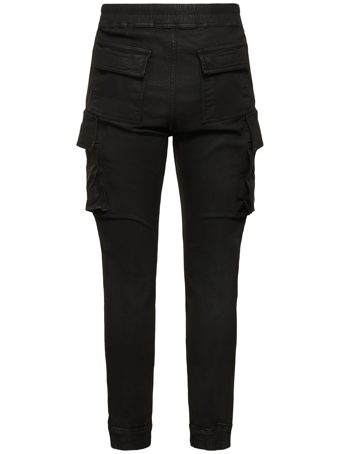 Shop Rick Owens Drkshdw Mastodon Cut Waxed Denim Pants In Black