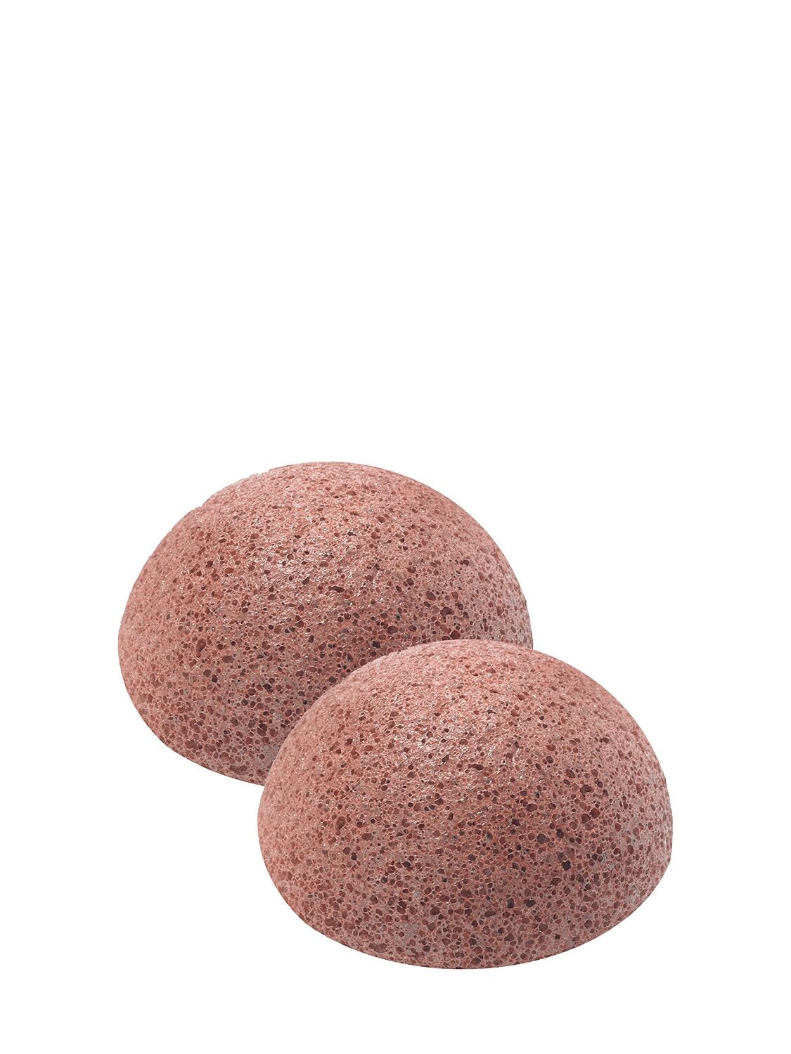 Set Of 2 Natural Konjac Sponges