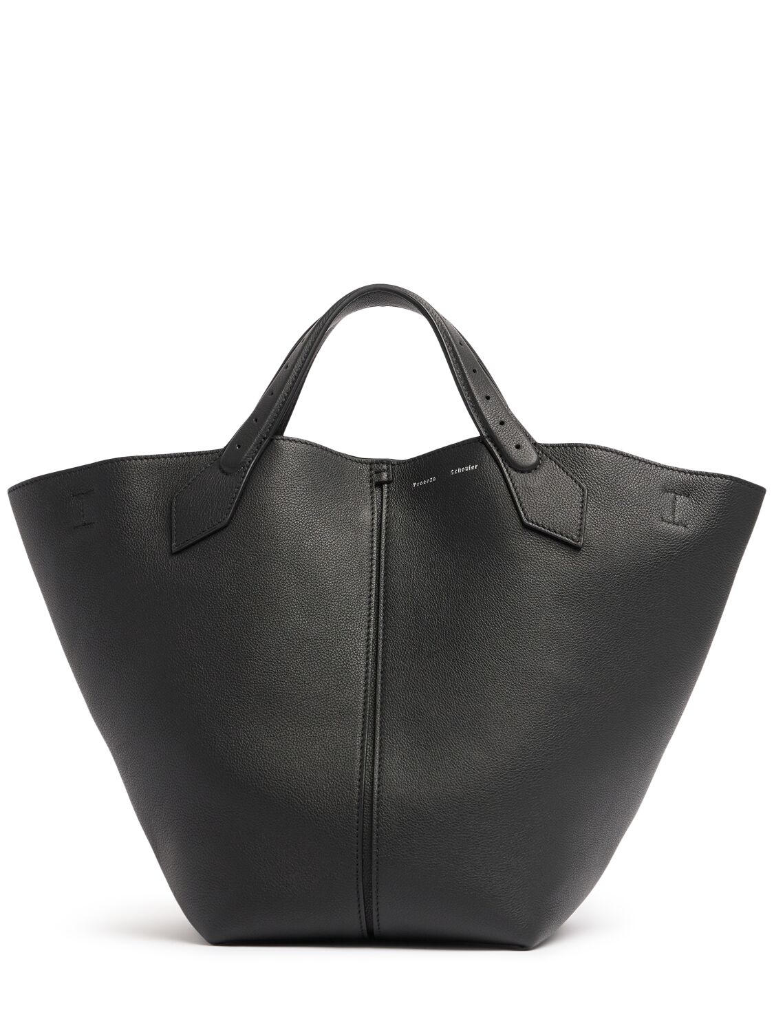 Shop Proenza Schouler Large Chelsea Leather Tote Bag In Black