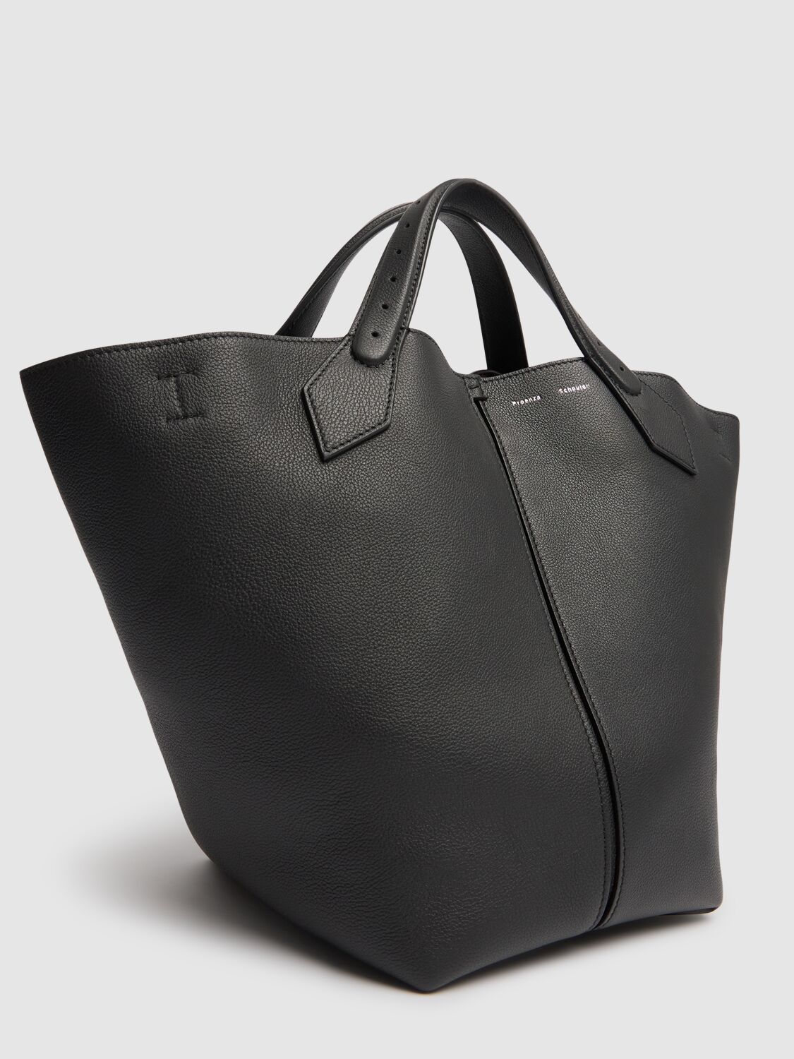 Shop Proenza Schouler Large Chelsea Leather Tote Bag In Black