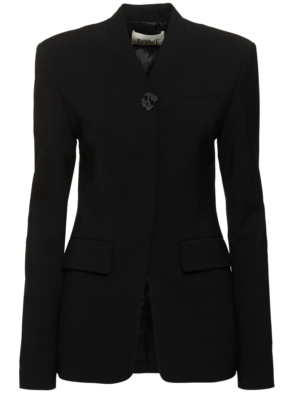 Tove Selena Viscose Blend Blazer In Black