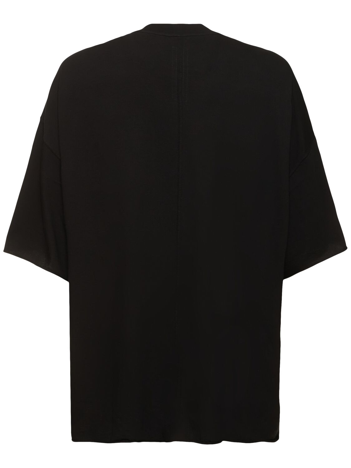 Shop Rick Owens Tommy T Cotton Jersey T-shirt In Black