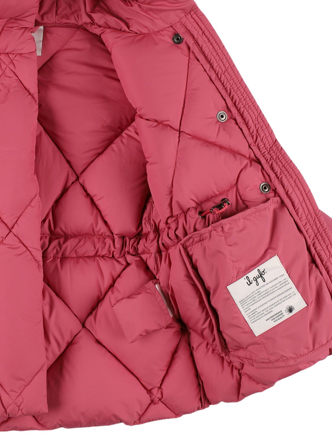 Shop Il Gufo Hooded Nylon Down Jacket In Pink