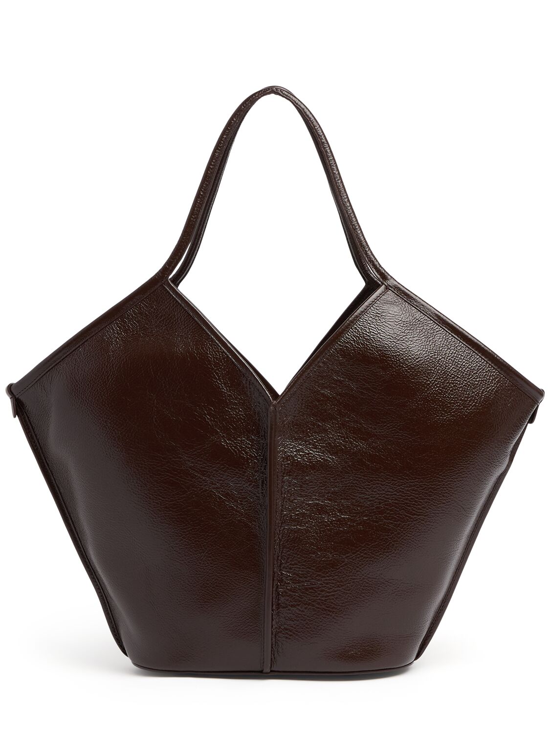 Calella Distressed Leather Shoulder Bag