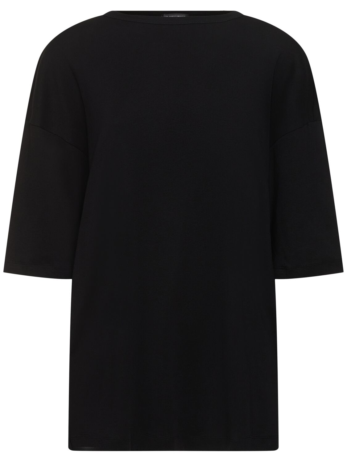 Ann Demeulemeester Dieter Loose Fit Fw24 Poem T-shirt In Black