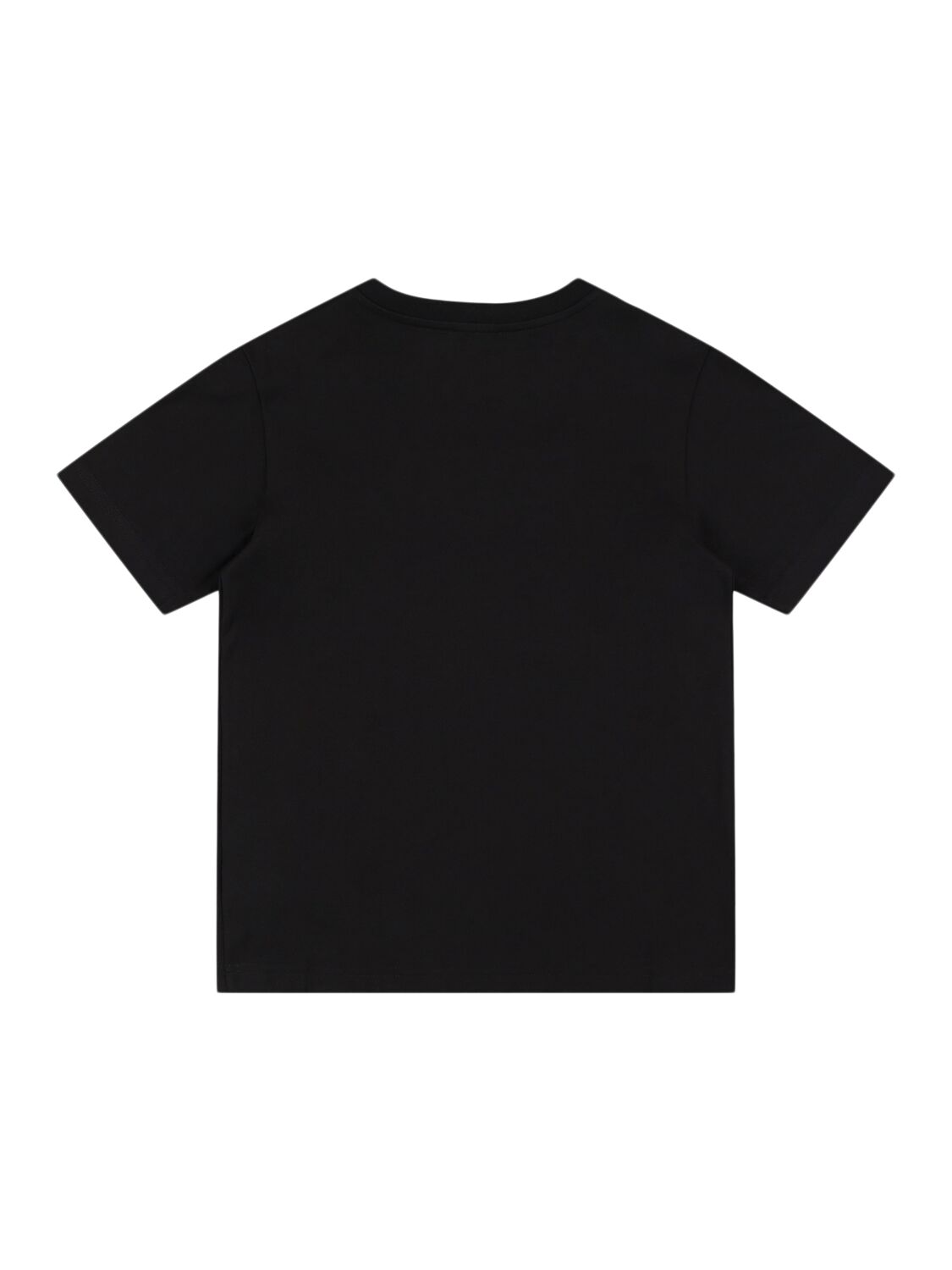 Shop Dolce & Gabbana Logo Cotton Jersey T-shirt In Black