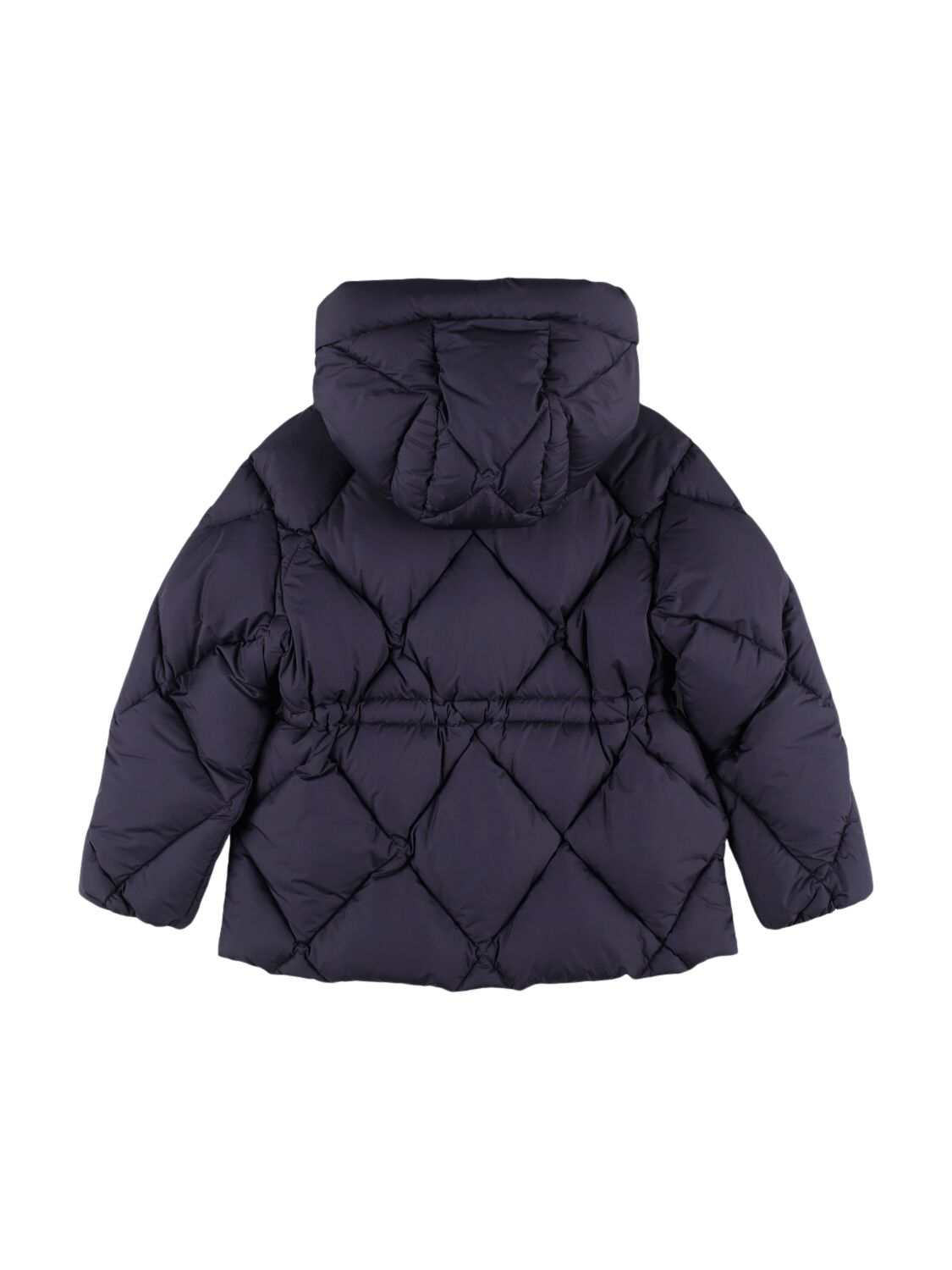 Shop Il Gufo Hooded Nylon Down Jacket In Blue