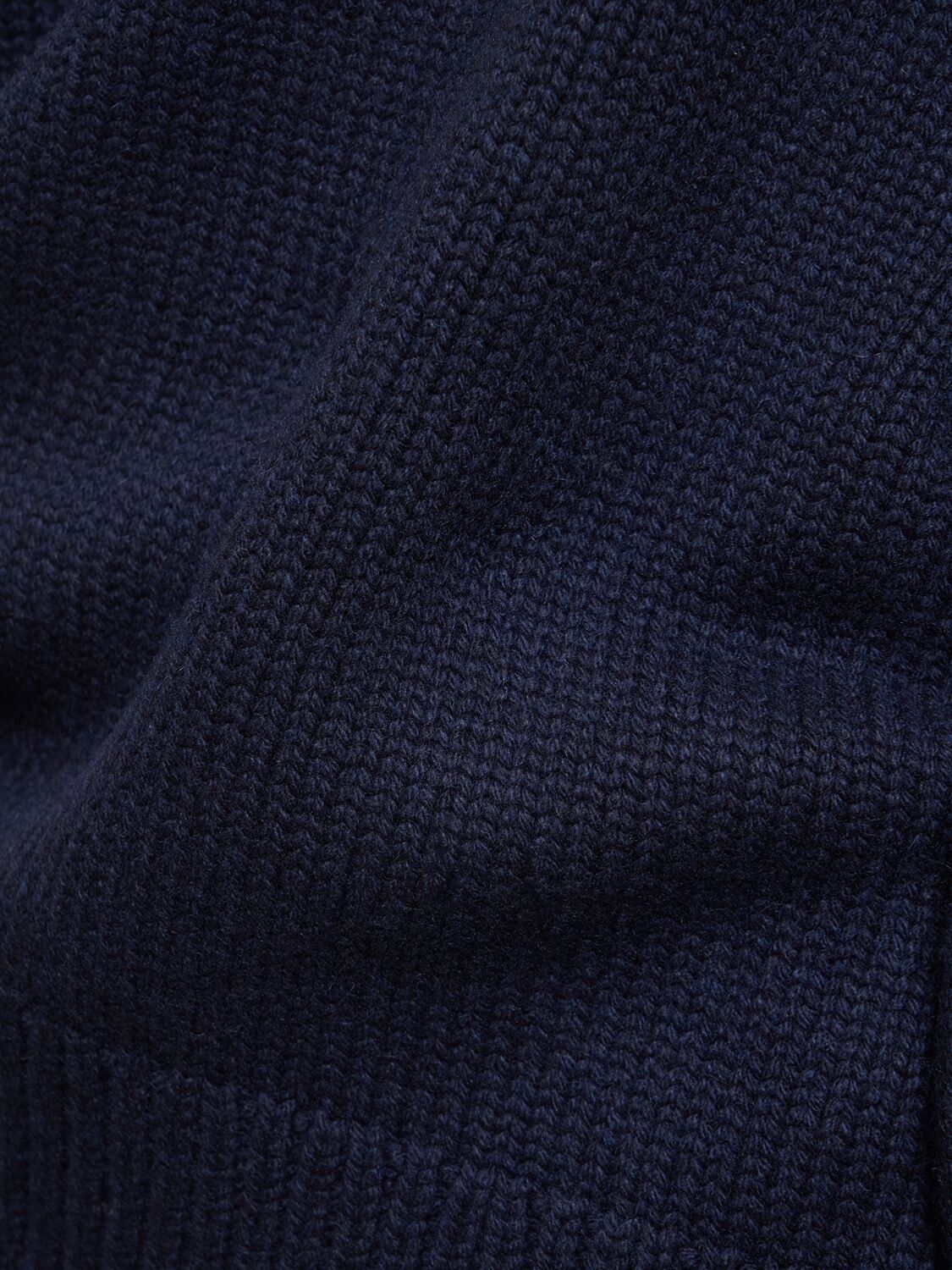 Shop The Row Ophelia Wool & Cashmere Knit Sweater In Navy