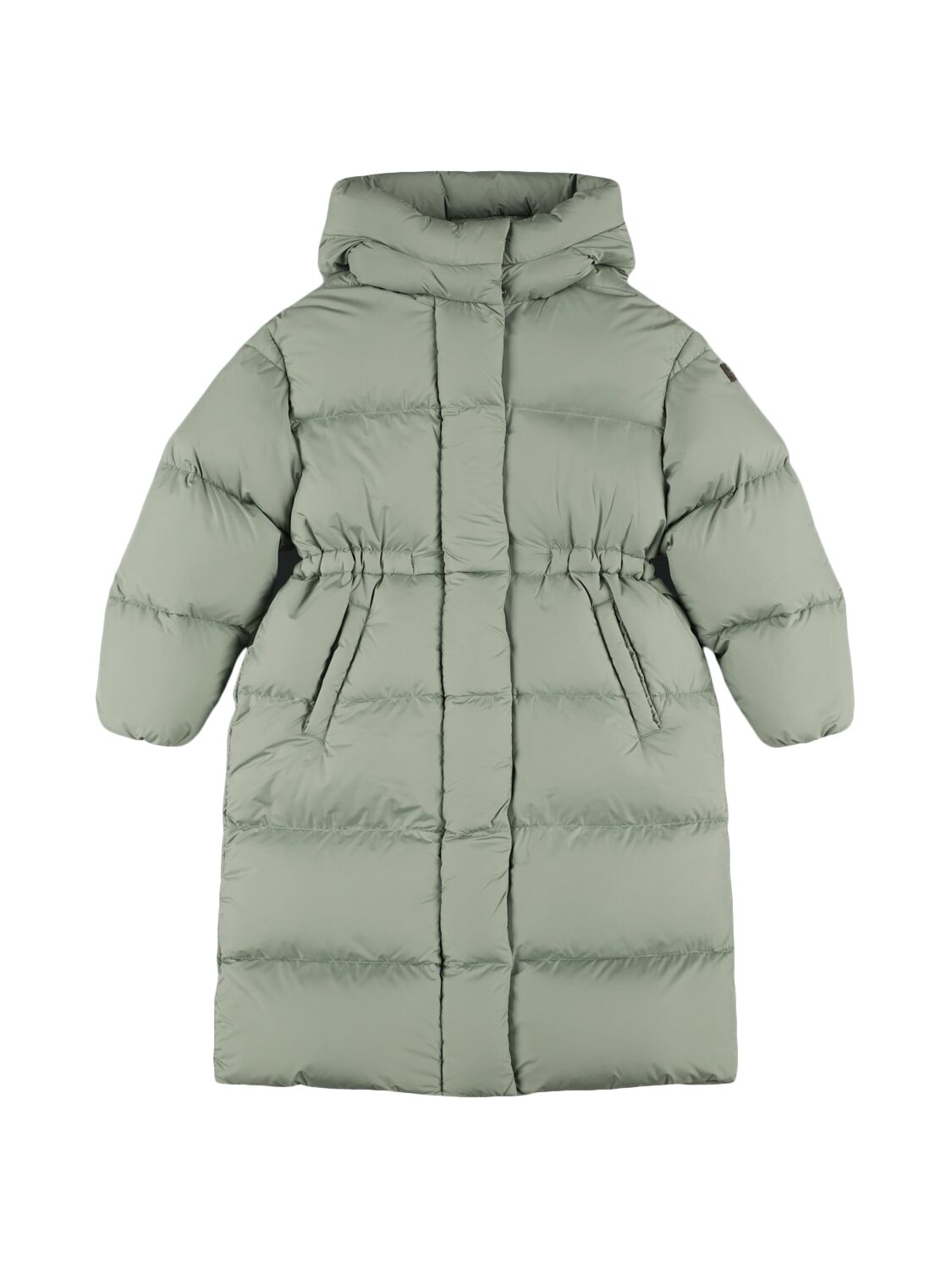 Il Gufo Kids' Hooded Nylon Down Jacket In Green