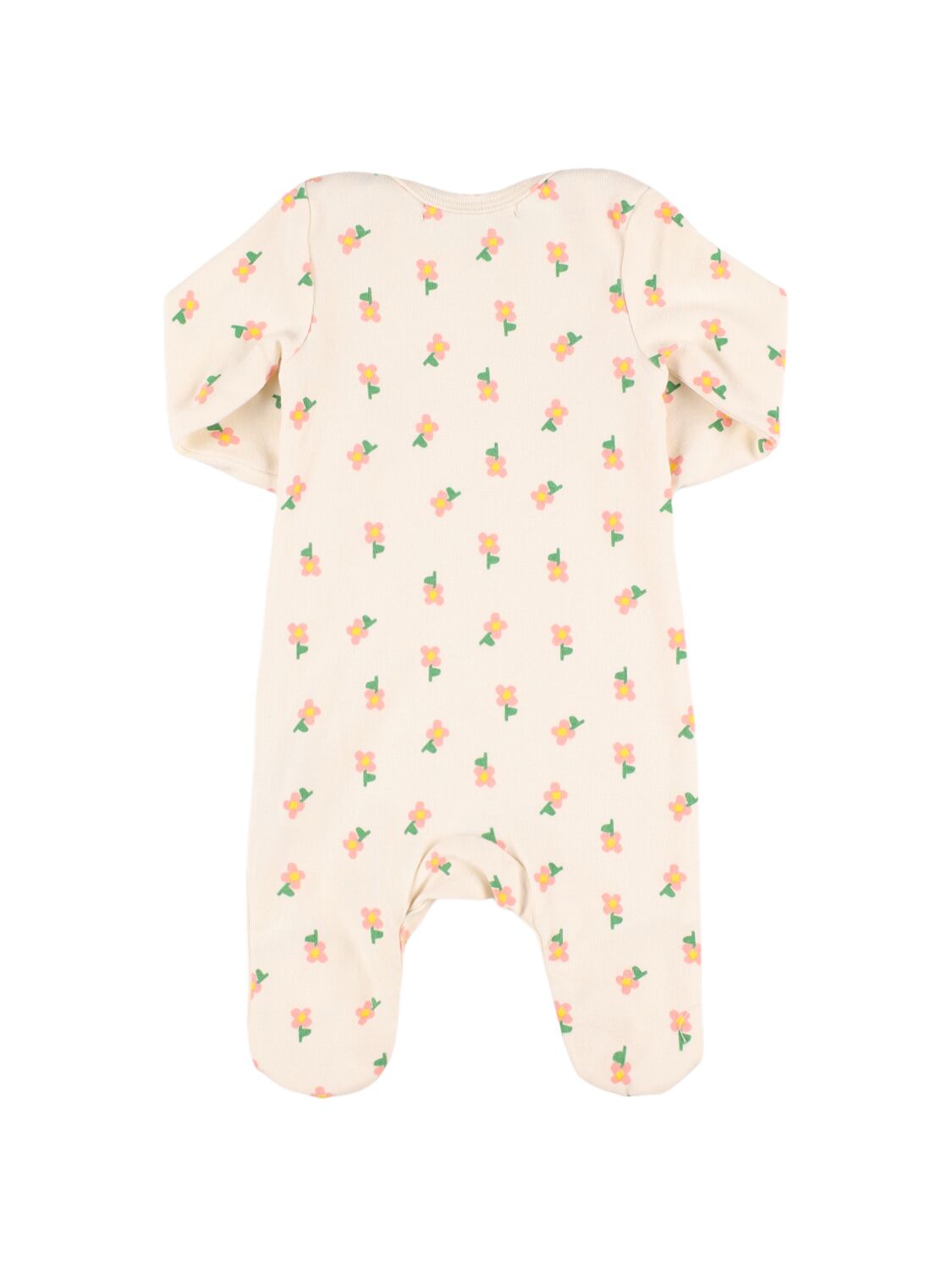 Shop Bobo Choses Cotton Romper, Blanket & Flower Doudou In Multicolor