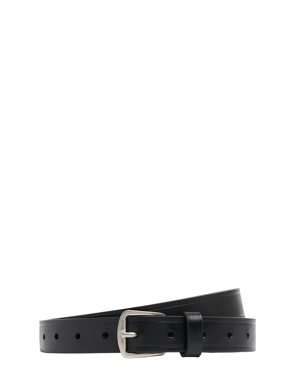 Ann Demeulemeester 2.5cm Willow Leather Belt In Black