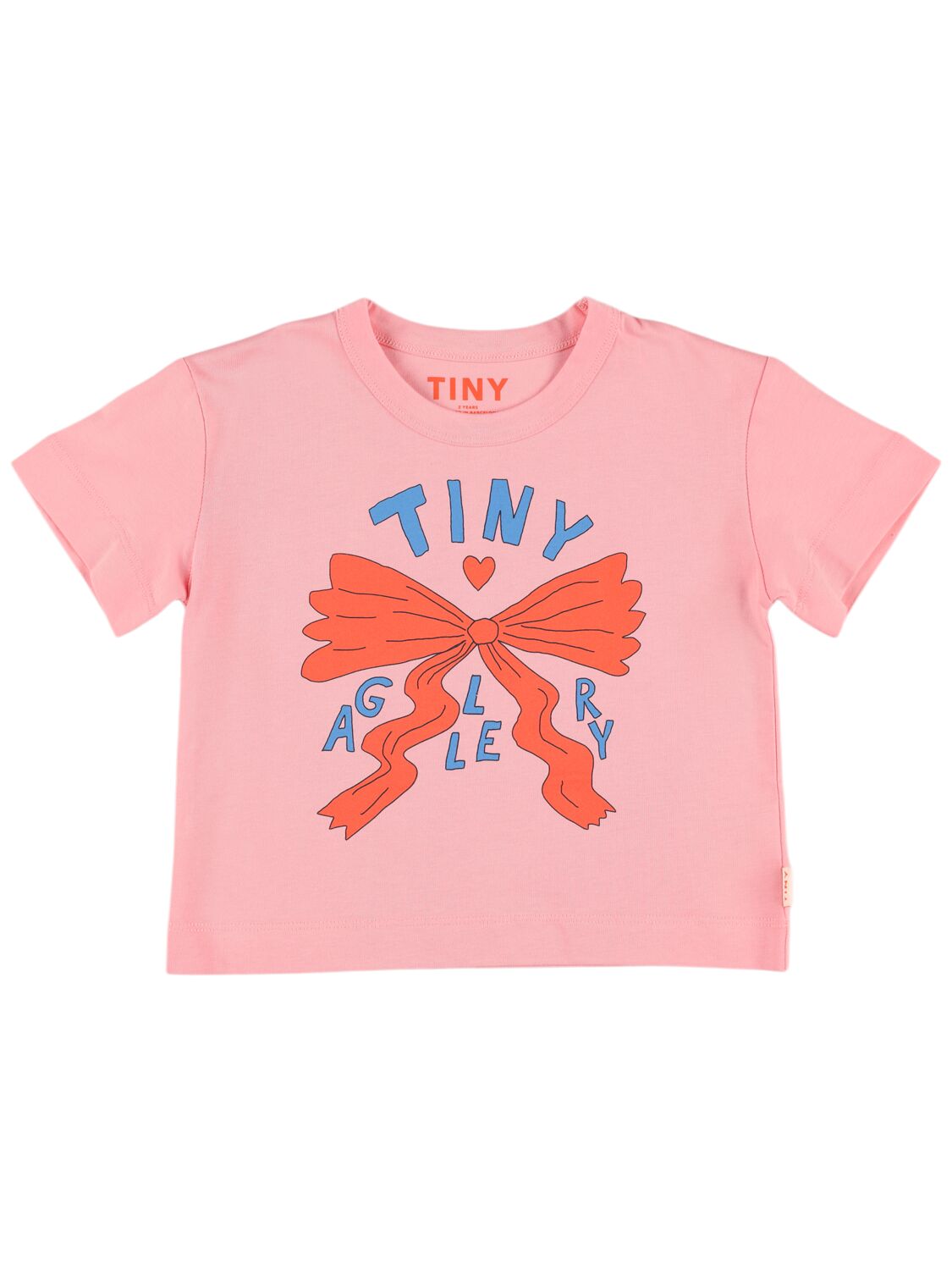 Tiny Cottons Kids' Printed Organic Cotton T-shirt In Pink