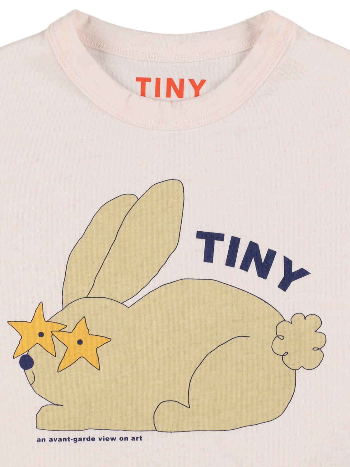 TINY COTTONS RABBIT PRINT ORGANIC COTTON T-SHIRT 