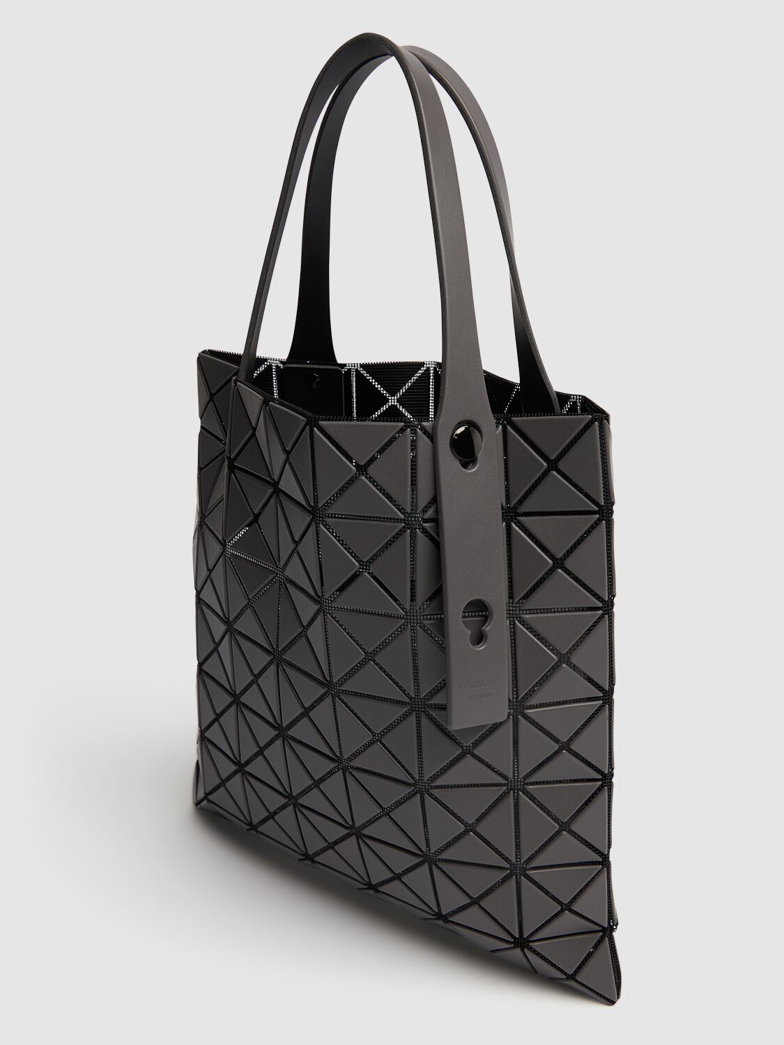 Shop Bao Bao Issey Miyake Prism Matte Tote Bag In Grey