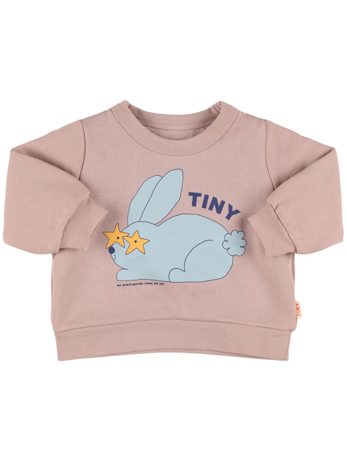 Tiny Cottons Printed Organic Cotton Sweatshirt In Grey