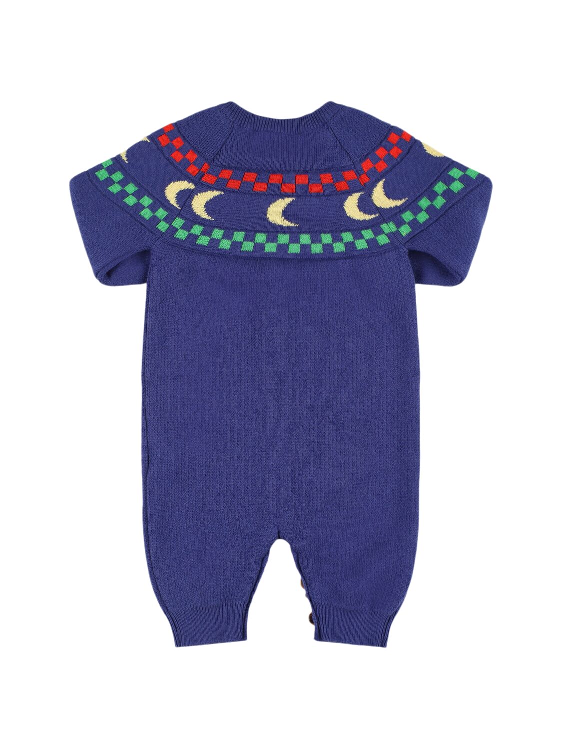 Shop Bobo Choses Cotton Knit Romper, Socks & Blanket In Blue