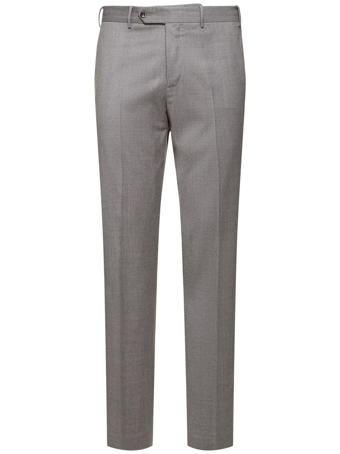 Pt Torino Light Wool Flannel Pants In Grey