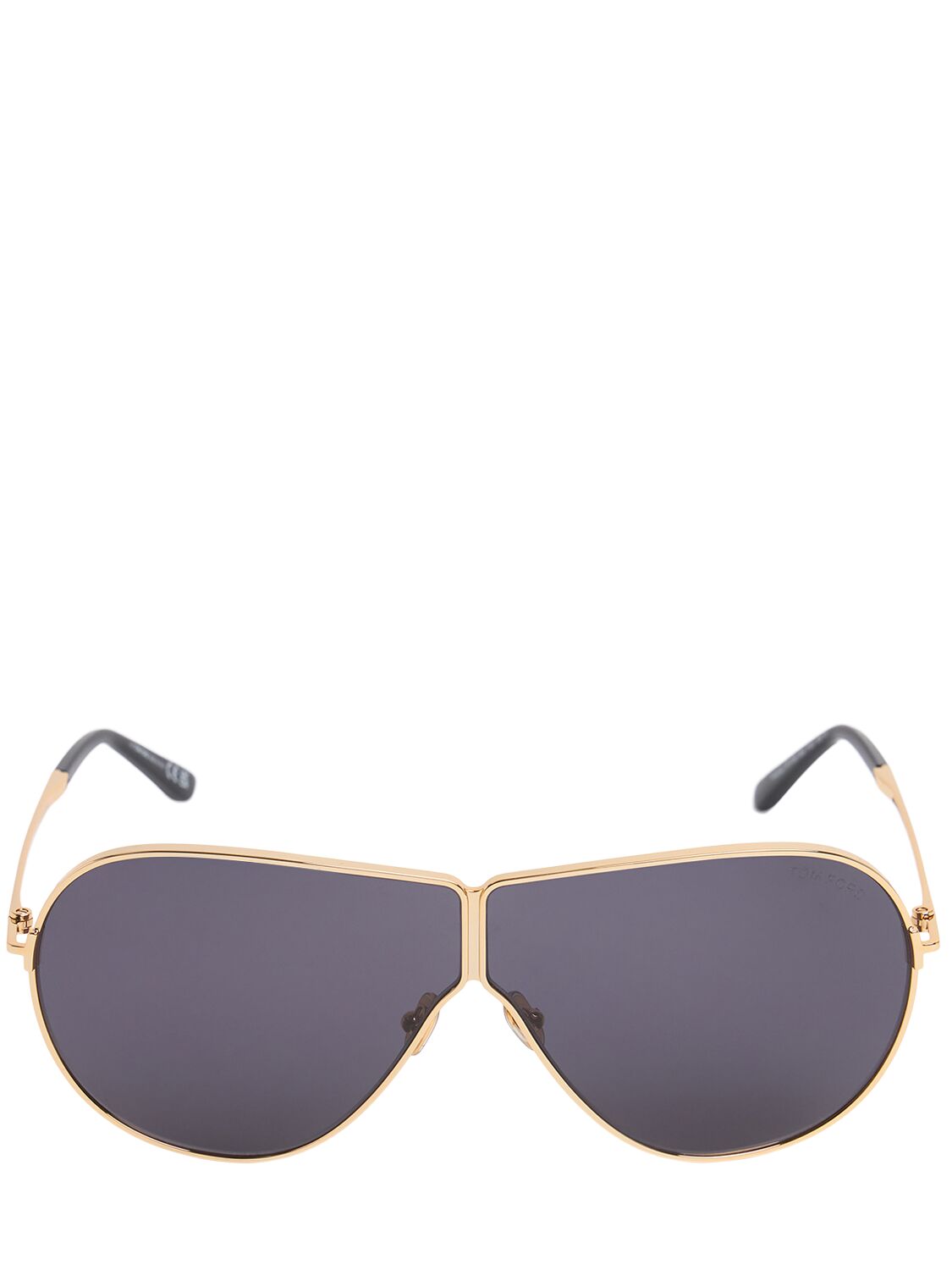 Tom Ford Keating Metal Sunglasses In Gold