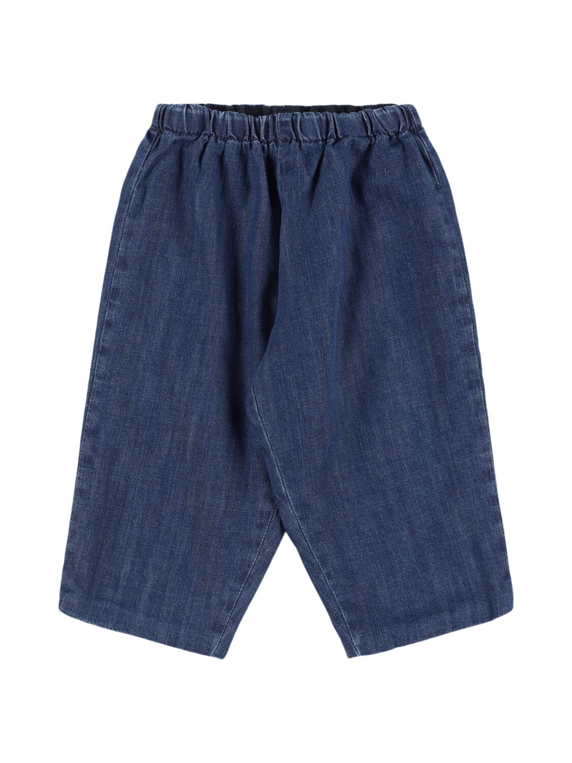 Bonpoint Cotton Chambray Pants In Blue