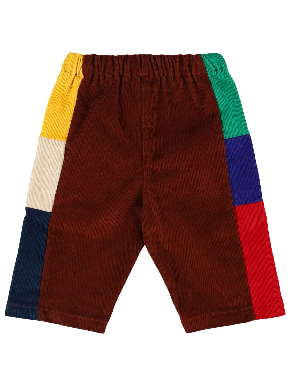 Shop Bobo Choses Color Block Cotton Blend Pants In Multicolor