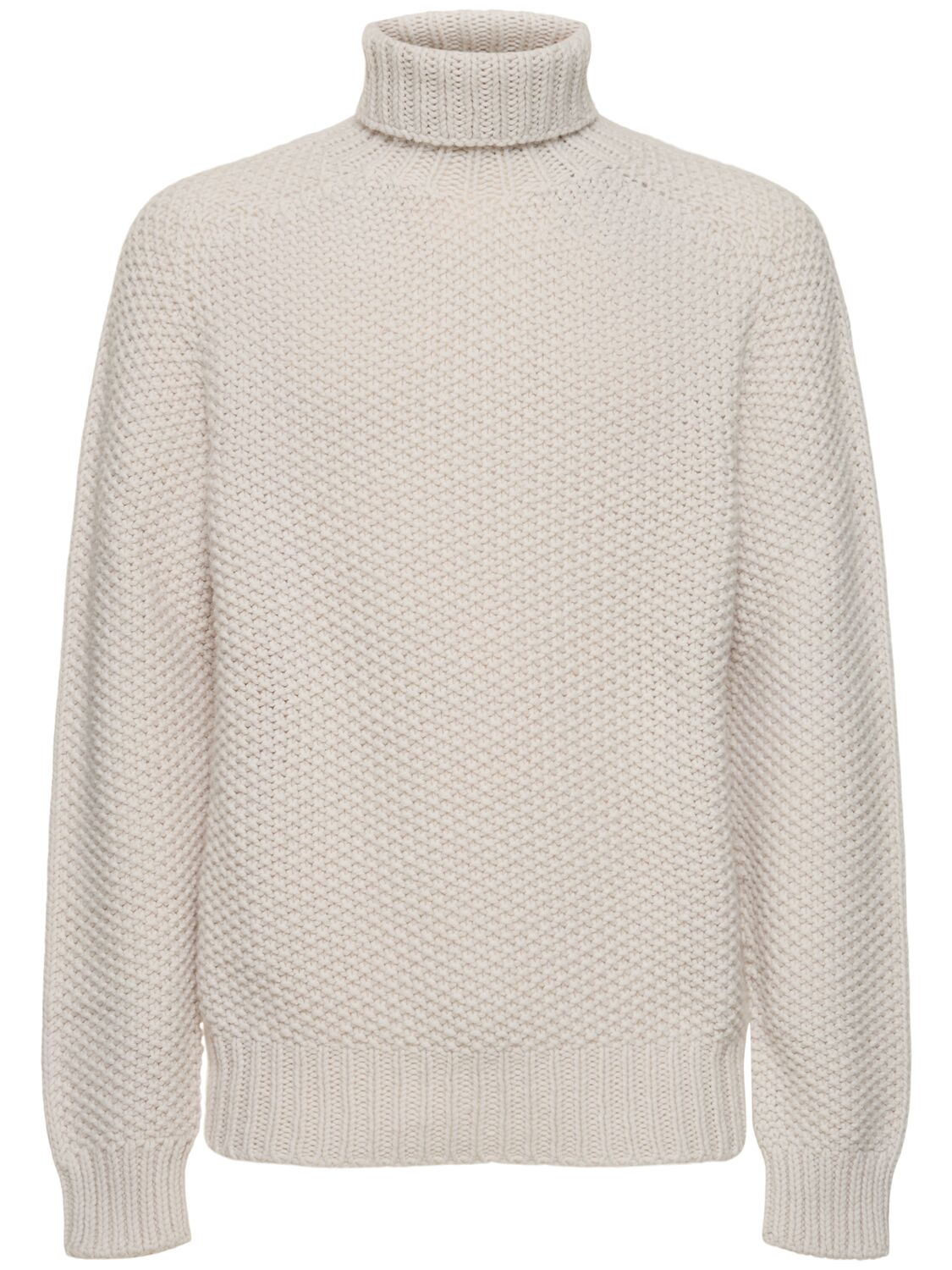 Alphatauri Finar Turtleneck Knit Sweater In White