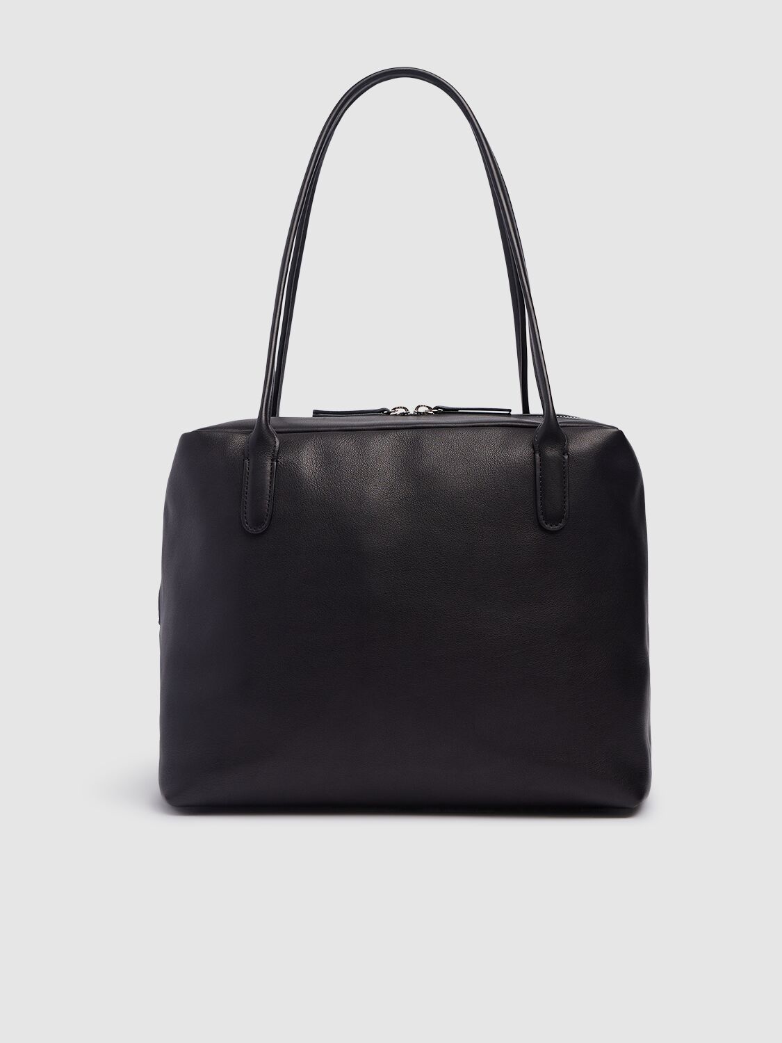The Row Henri Saddle Leather Shoulder Bag