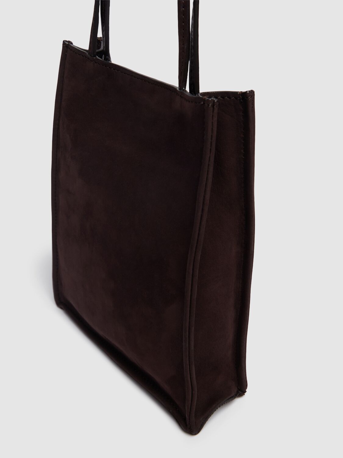 THE ROW SMALL TO GO SUEDE TOP HANDLE BAG 